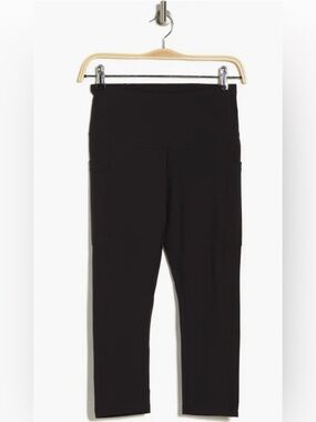 Z by Zella Perform High Waist Pocket Crop Leggings Black XL
